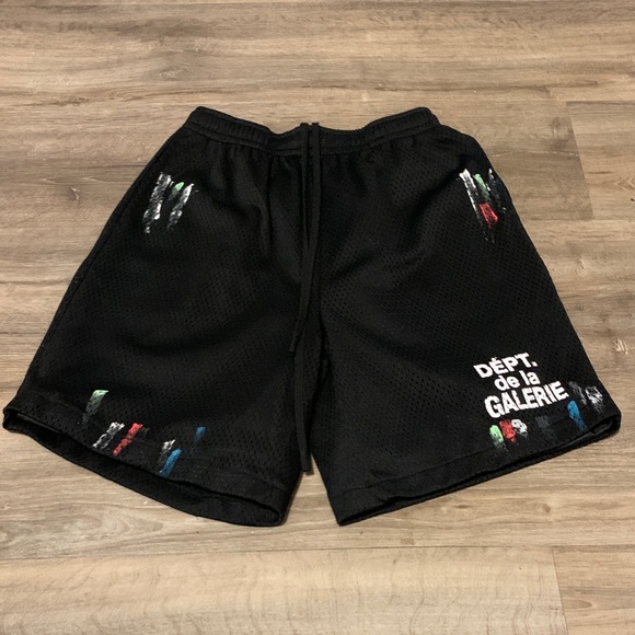 Gallery Dept Black Cotton Shorts Men’s Size M Streetwear Designer